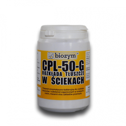 CPL-50-G: 0,5 kg – likwidacja tłuszczów w ściekach CPL-50-G: 0,5 kg – likwidacja tłuszczów w ściekach